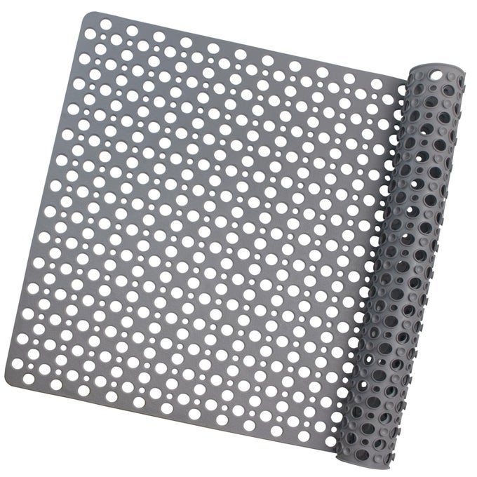 EXTRA LARGE NON SLIP SHOWER MAT FOR INSIDE SHOWER 47X32 INCH OVERSIZED SHOWER STALL MATBATH MAT FOR SHOWER WITH BIG SUCTION CUPSDRAIN HOLESTWOSIDED ANTISLIP
