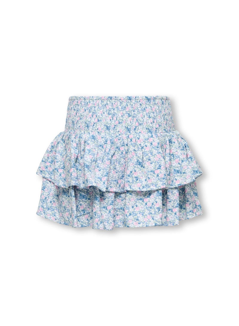 ONLY Girl's Belle Layered Smock Woven Skort - Image 2