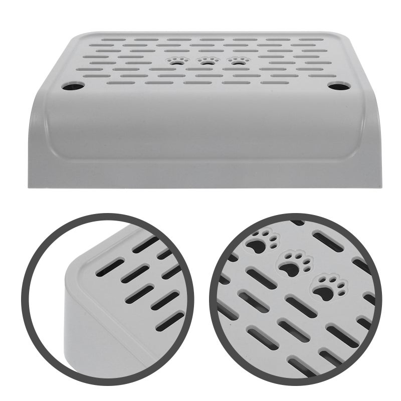 2pcs Cat Ramp for Litter Box Pet Cat Litter Ramp Elevated Cat Litter Ramp Step for Kitten Litter Box Easy To Clean Litter Cat Ramp - Image 2