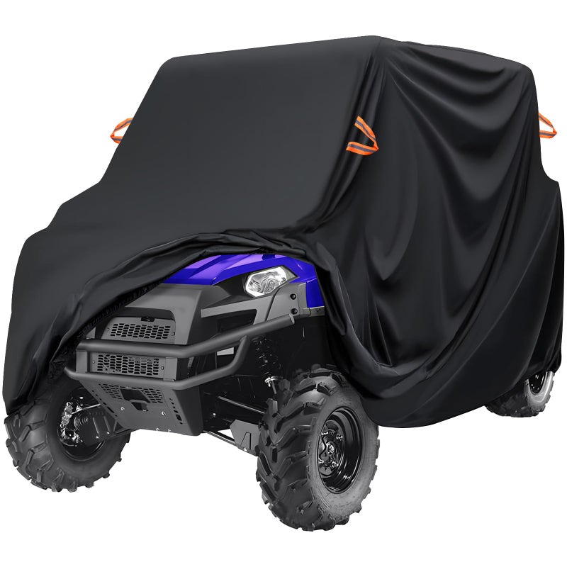 غطاء UTV MDPROMCP لـ 46 مقعد مقاوم للرياح غطاء كامل متوافق مع بولاريس RZR جنرال UFORCE تالون مولي تيركس 4 أبواب غطاء جانبي متين 420D SXS ملحقات قطع غيار