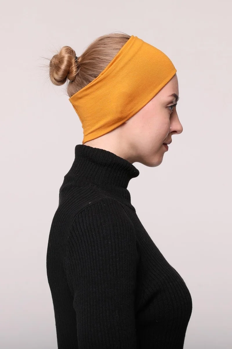 Altobeh Women's Combed Cotton Seamless Hijab Bandana Bonnet Sports Hair Band