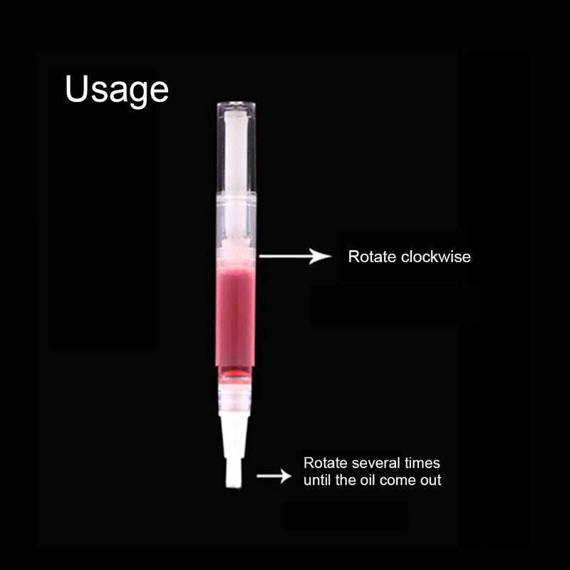 Nail Nutrition Pen Cuticle Revitalizer Oil Nail Protection Oil Hangnail Softening Skin Moisturizing Oil Revolving Pen Nail Art Nail Care Treatment Tools - Image 3