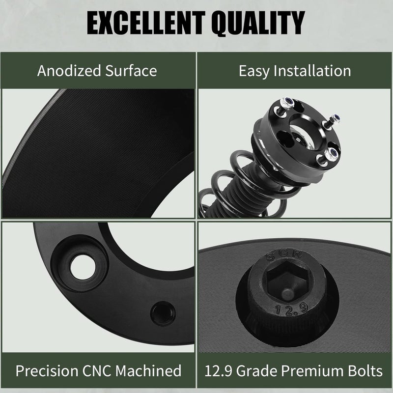 OTUAYAUTO 2.5" Front Leveling Lift Kit for Dodge Ram 1500 and Dakota - Image 3