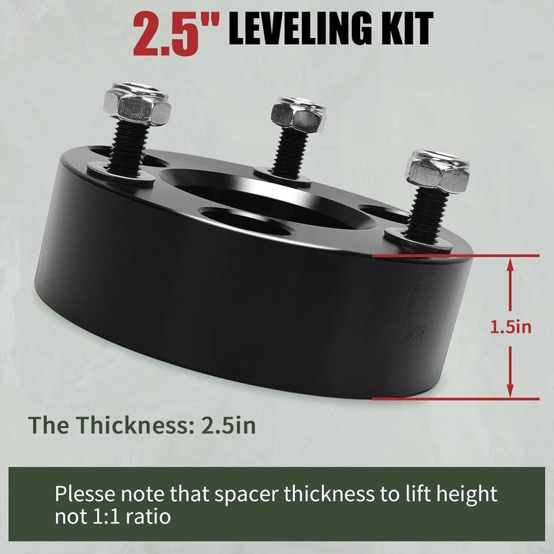 OTUAYAUTO 2.5" Front Leveling Lift Kit for Dodge Ram 1500 and Dakota - Image 2