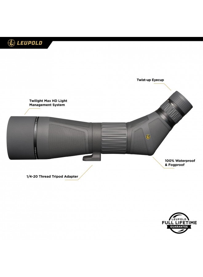 Leupold Leupold SX-4 Pro Guide HD 20-60x85mm Spotting Scope - Angled Eyepiece - Image 2
