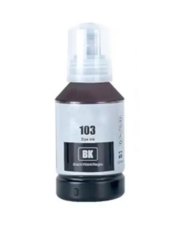 Ink 103 Compatible for EPSON ink BLACK L1110 L3110 L3111 L3150 L3151 L3156 L3160 L5190 BLACK