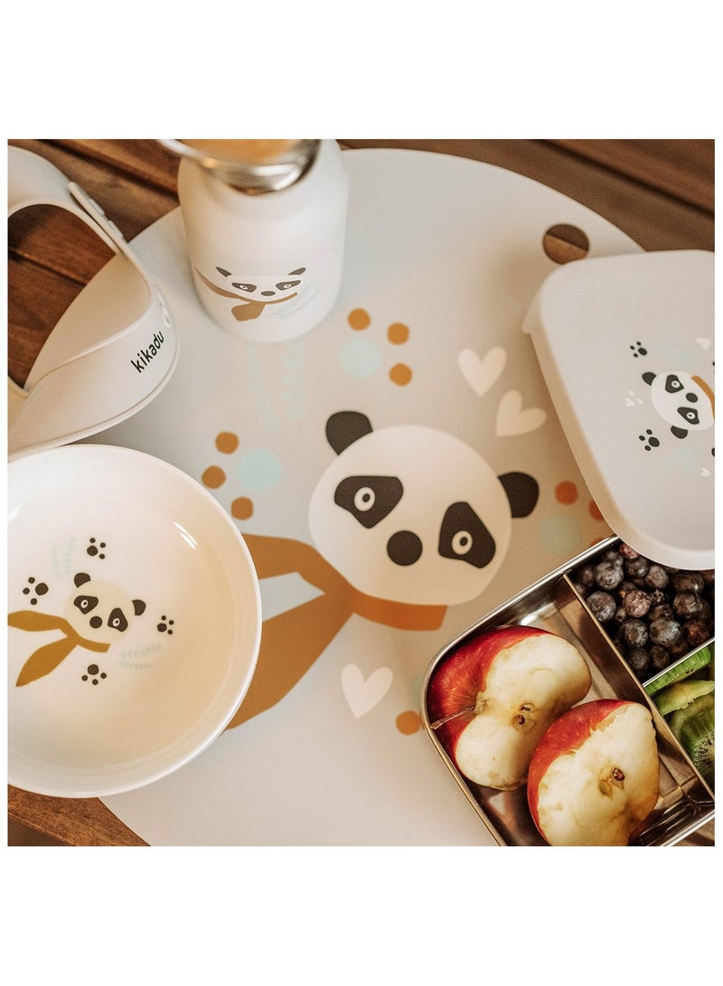 Elli Junior Silicone Placemat Panda Silver - Image 2