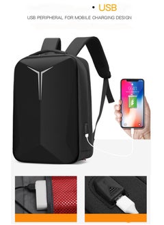 Anmi 15.6 inch Travel Laptop Backpack for Men with USb Charging Port, Laptop Backpack Gifts for Business, Black  - Image 4