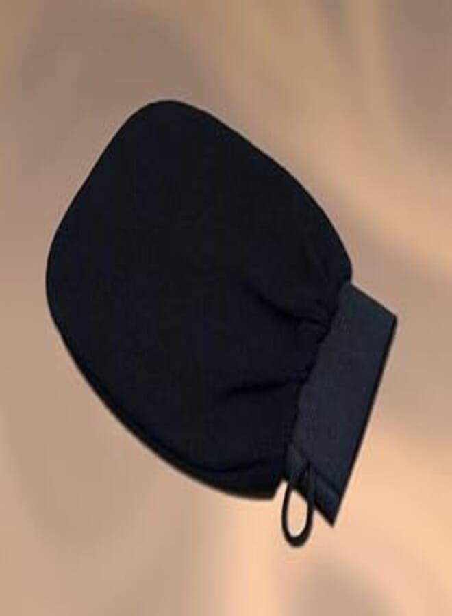 Generic A/M exfoliating mitt & scalp massager combo, exfoliating glove, skin & hair care tool, body scrubber, Hair growth, hair care, Dead skin cells & Dandruff remover, shampoo brush, Black (black) 