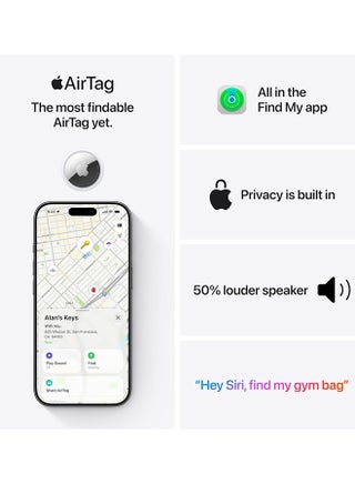 AirTag (2nd Generation) (4 Pack) White - view 5