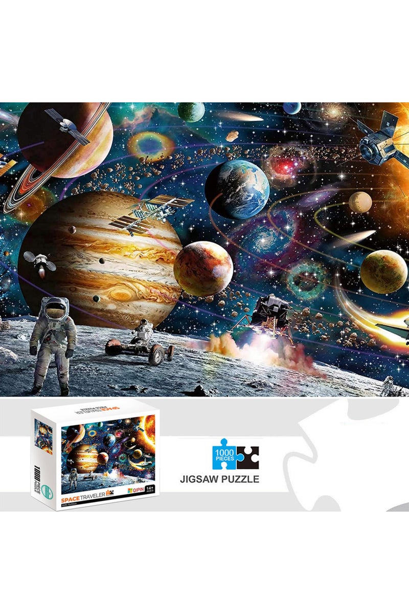 Space Traveller 1000 Pieces Space Traveller Jigsaw Puzzle Home Decor Adults Puzzle Games Family Fun