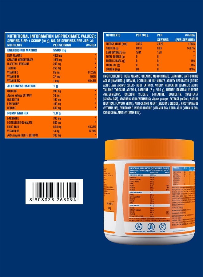 Gold Series Domin8 Pre-Workout Superfuel Tropical Knock Out 520g