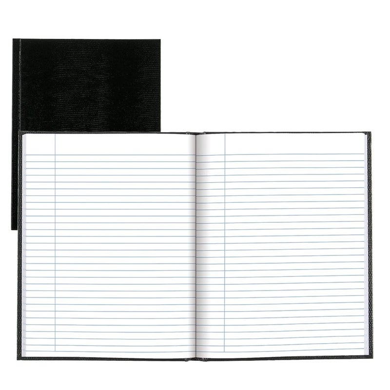 Blueline Executive Journal, Lizard-Like, Hard Cover, Perfect Binding, 150 Pages, 9.25" x 7.25", Black (A7.BLK) - Image 4