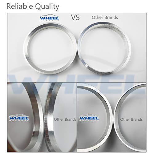 WHEEL CONNECT Hub Centric Rings,72.6 to 67.1, Aluminium Alloy Hubrings,67.1 to 72.56, Set of 4,O.D:72.6-I.D:67.1mm. A - Image 4