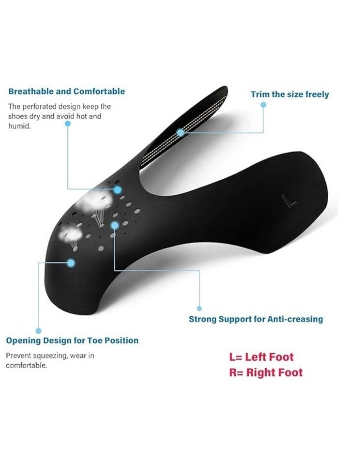 4 Pairs Shoe Creases Protector Shoe Anti Creases Guard to Prevent Sneaker Creases for Men and Women - Image 2