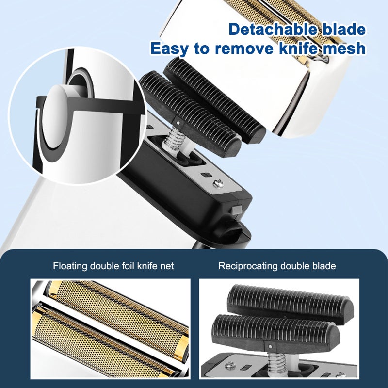 Electric Hair Clippers for Men Cordless Hair Clippers Trimmer Beard Trimmer Kit Bald Head Shaver Men's Haircut Kit for Barber with LCD Display 9 Guide Combs Mens Gifts - Image 4