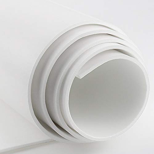 DGSL Neoprene Adhesive Foam Sheets, 12'' W x 59'' L x 1/4'' Thick Sponge Self Adhesive Rubber Padding Sheet Closed Cell Foam Sheet Roll for DIY, Multi-Function Soundproof Rubber Mat, White - Image 5