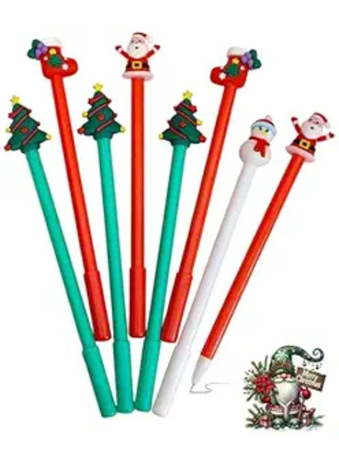 (12 قطعة - s) أقلام جل سانتا كلوز للكتابة للبنات والأولاد - Image 1