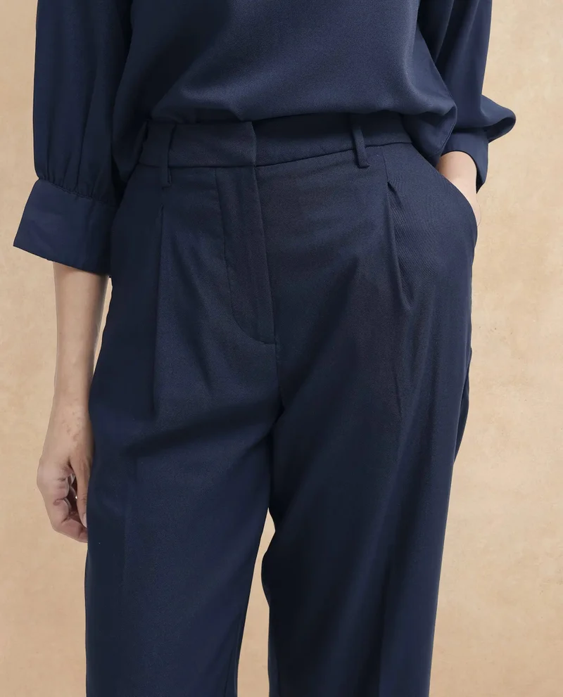Rareism Women's Straight Ankle Length Trouser