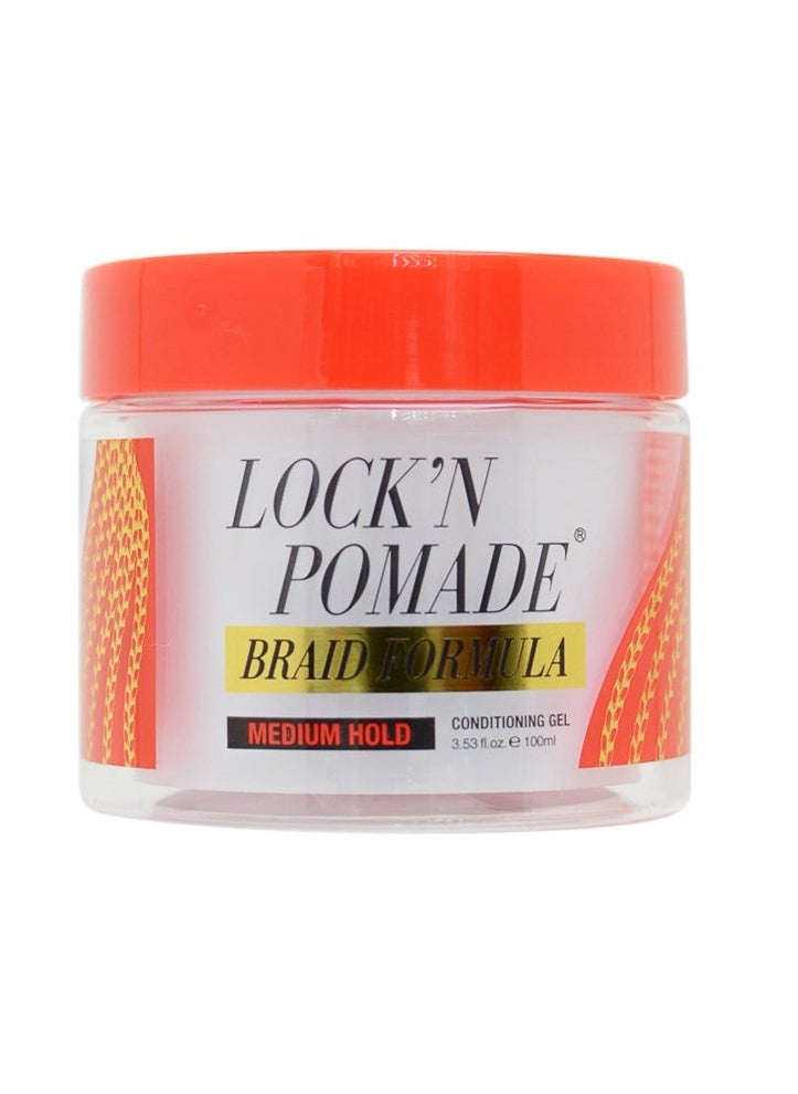 EBIN NEW YORK Braid Formula Conditioning Gel Medium Hold 100ml 