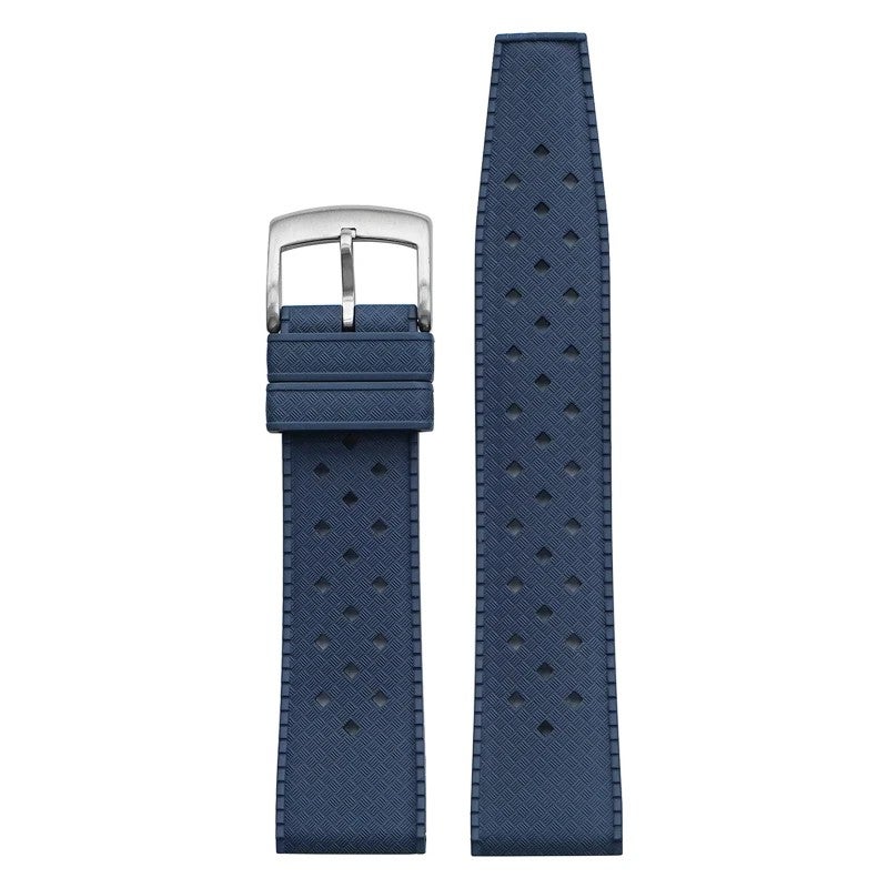 Bluejw Hot Sale 20mm 22mm FKM Rubber Watch Strap – Quick Release Fluororubber Replacement Band for Easy Watch Strap Replacement - Image 1