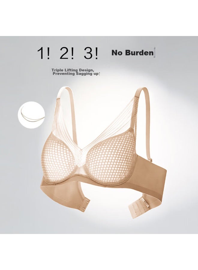 Embry Form Anli Fang Song Yi Same Style Wind Nest Cup Thin Slimming Bra Women's Underwear Ebw0457 Champagne Skin Skn 80d - Image 3