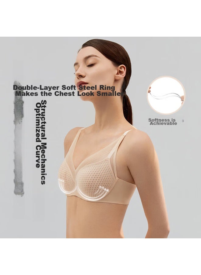 Embry Form Anli Fang Song Yi Same Style Wind Nest Cup Thin Slimming Bra Women's Underwear Ebw0457 Champagne Skin Skn 80d - Image 2