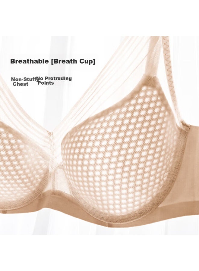 Embry Form Anli Fang Song Yi Same Style Wind Nest Cup Thin Slimming Bra Women's Underwear Ebw0457 Champagne Skin Skn 80d - Image 5