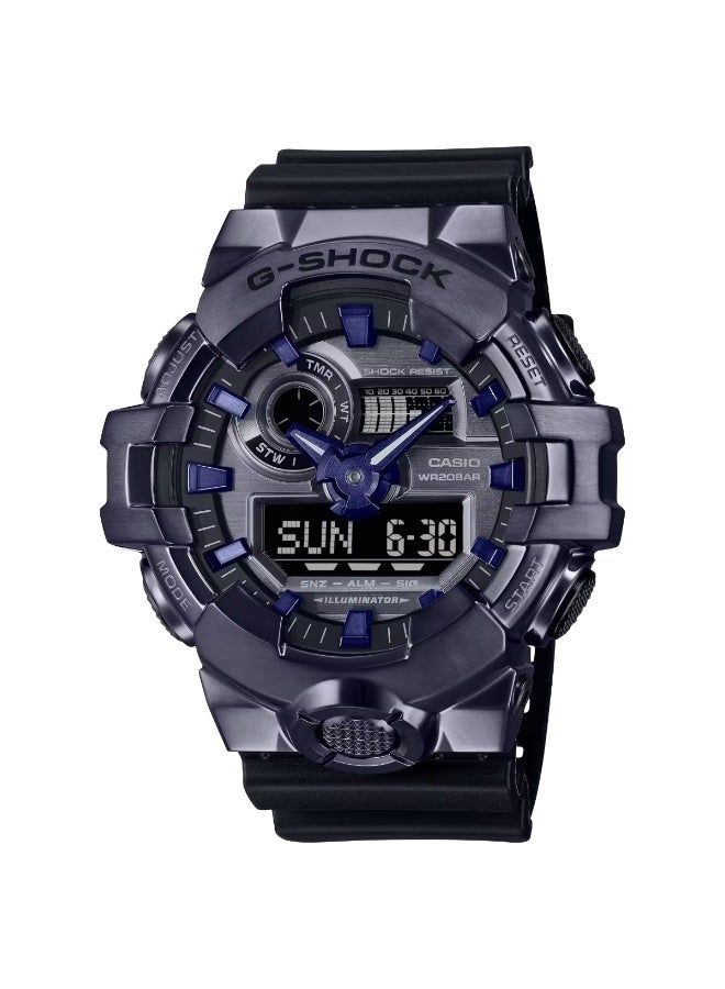 جي شوك ساعة جي ستيل للرجال، تناظرية ورقمية - GM-700P-6ADR - Image 1