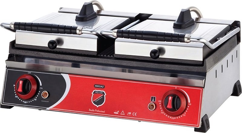 Işıkgaz Silverinox Electric Cast Iron Double Cover 20 Slice Toaster SLVR-2132  - Image 2