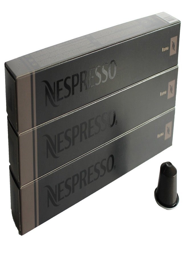 Nespresso Roma Coffee Capsules (30 Pods) - 3 Sticks, 310 Gram - Image 1