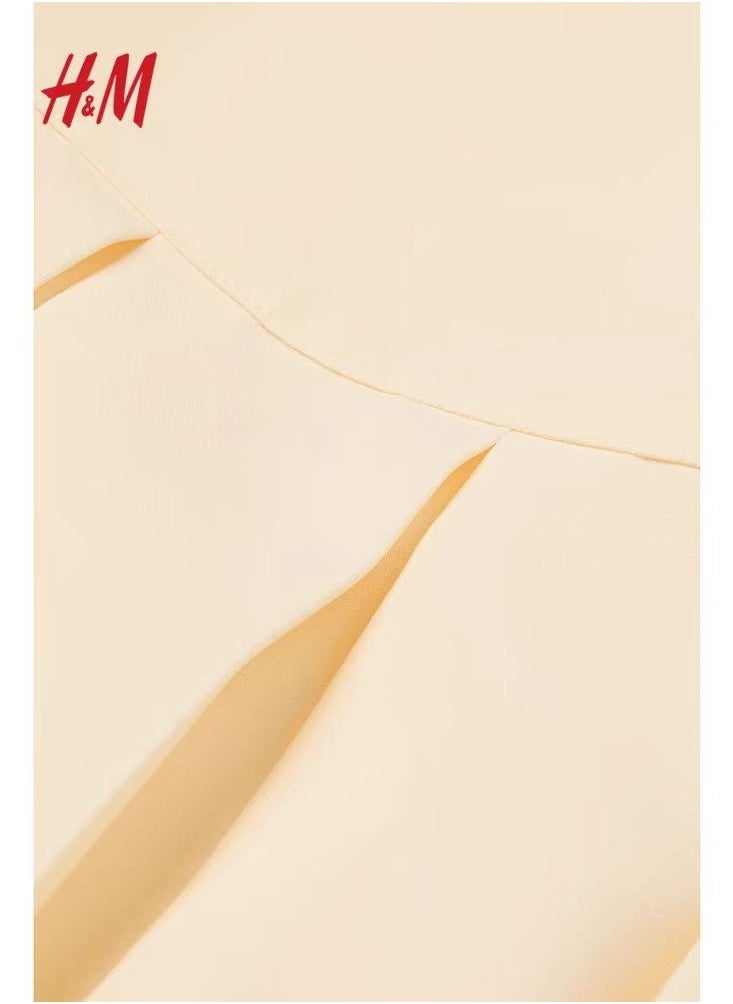H and M - Autumn College Style Pleated High Waisted Slimming Pleated Skirt Short Skirt - Image 1