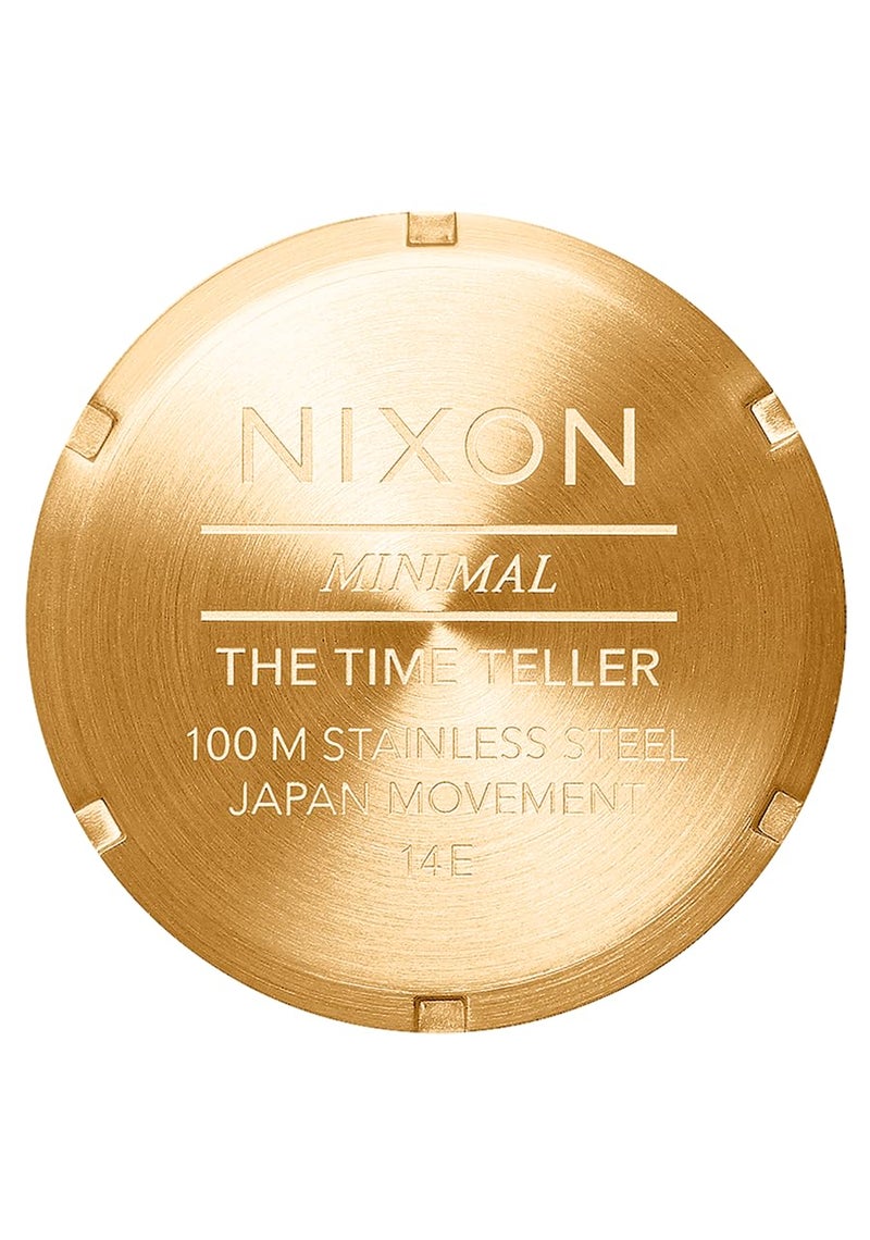 NIXON Time Teller A045-100m Water Resistant Men's Analog Fashion Watch (37mm Watch Face, 19.5mm-18mm Stainless Steel Band) - Image 2