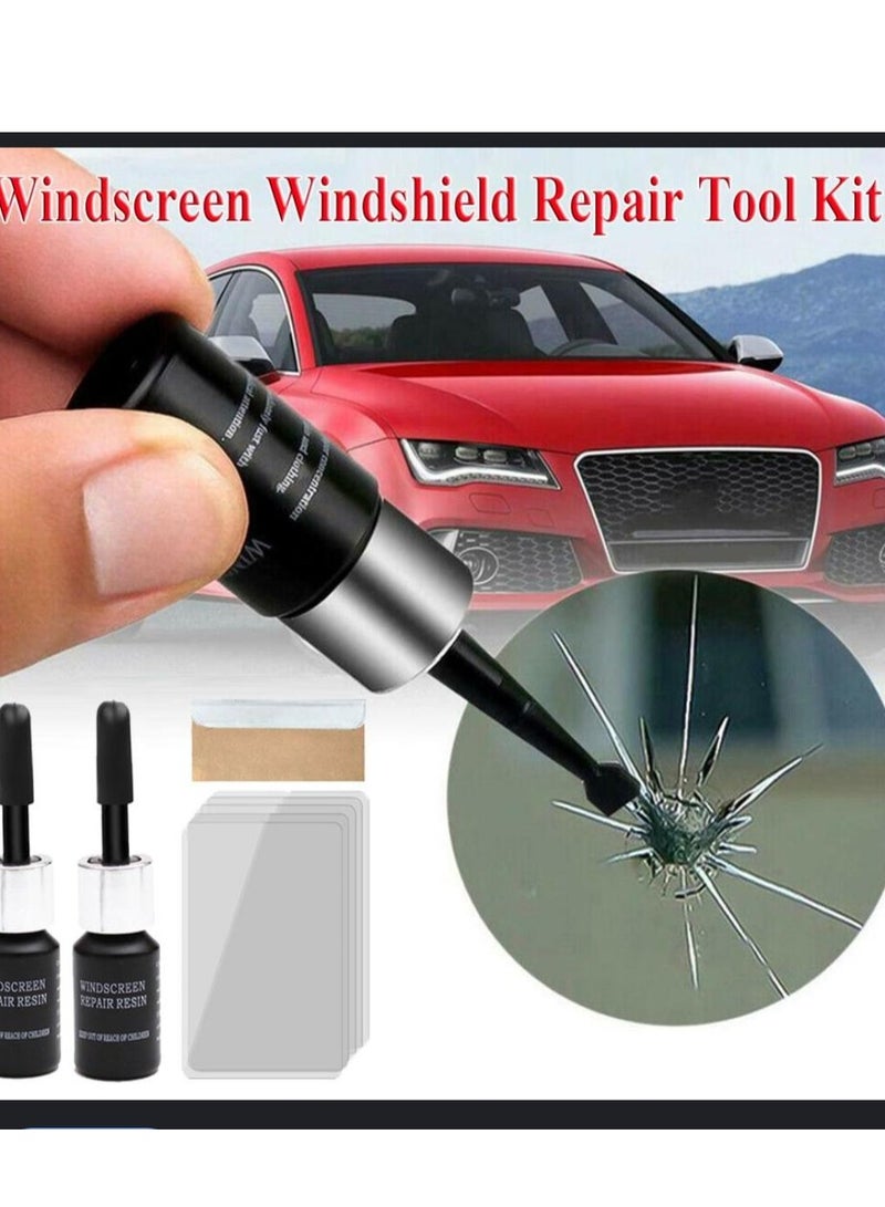 HL Windscreen Repair Resin-Auto Glass Repair Tools,Windshield Crack Repair Kit, Automotive Glass Nano Repair Fluid, Car Windshield Repair Resin Cracked Glass Repair Kit, Glass Corrector Set, Crack Repair - Image 2