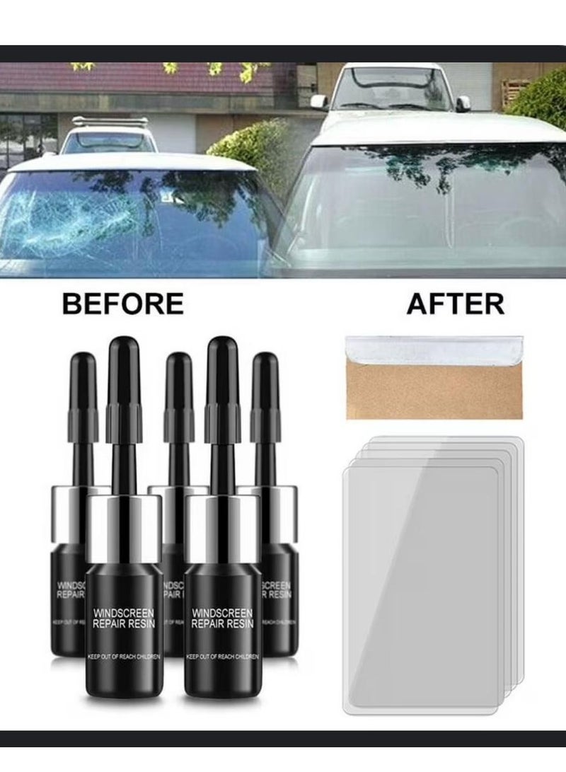 HL Windscreen Repair Resin-Auto Glass Repair Tools,Windshield Crack Repair Kit, Automotive Glass Nano Repair Fluid, Car Windshield Repair Resin Cracked Glass Repair Kit, Glass Corrector Set, Crack Repair - Image 5