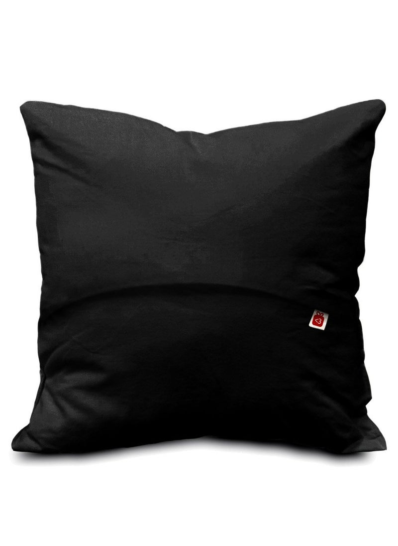 Indigifts - Indigifts Micro Satin, Fibre Love Quote Cushion Cover with Filler for Valentine Gifts, Girlfriend Boyfriend, Birthday, Husband Wife, Love Gifts, 12x12 inches, White - Image 1