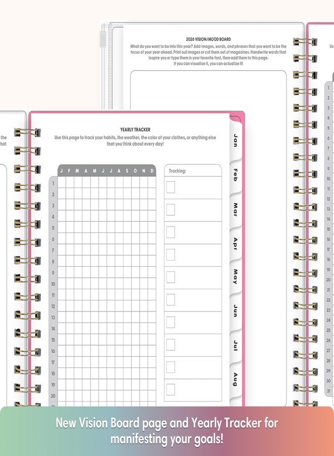 Blue Sky Gen Z 2026 Weekly and Monthly Planner Calendar, January 2026 - December 2026, 5" x 8", Flexible Cover With Zip Pouch, Durable Twin Wire Binding, Laminated Tabs, Storage Pocket, Capri - Image 5