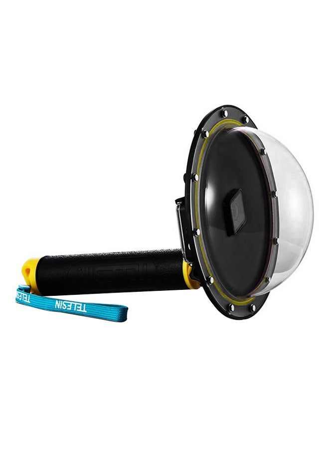 NIBEMINENT Dome Port With Pistol Trigger For GoPro HERO 5/6 Black/Yellow  - Image 1