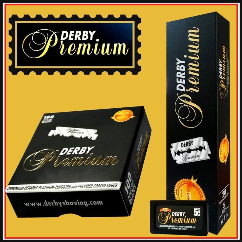 Derby 200 "Derby Premium" Single Edge Razor Blades for straight razor - Image 3