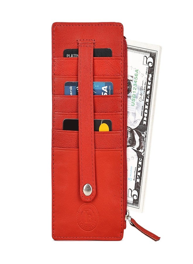 LB LEATHERBOSS All in One Card Case Holder Slim Wallet With a Card Protection Strap by Leatherboss - Image 3