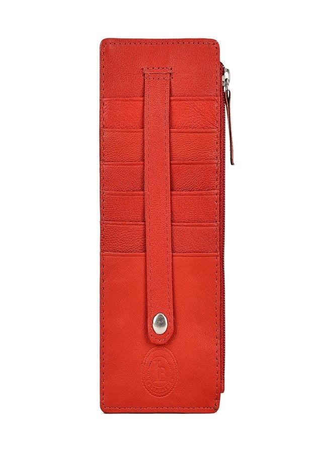 LB LEATHERBOSS All in One Card Case Holder Slim Wallet With a Card Protection Strap by Leatherboss - Image 1