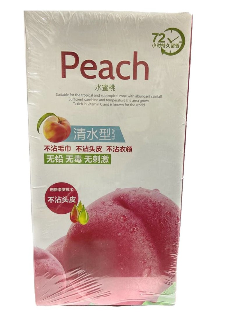 Peach Natural Hair Color Shampoo Ammonia Free Black 1000ml - Image 2