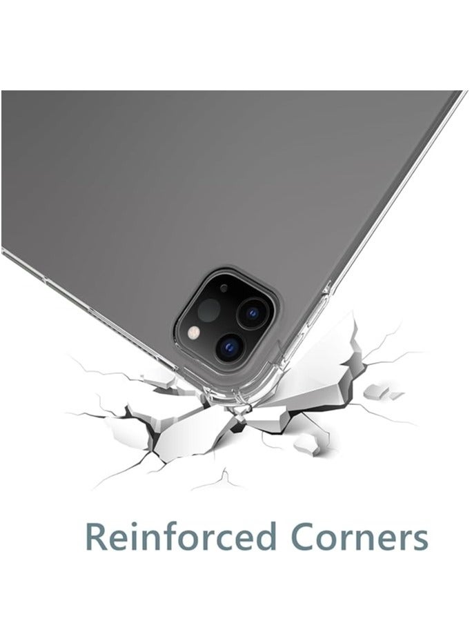 DUSALA Clear Protective Case for iPad Pro 13 m4 2024 Slim Bumper Corners Soft Transparent Back Cover (iPad Pro 13 (7th Gen 2024) - Image 3