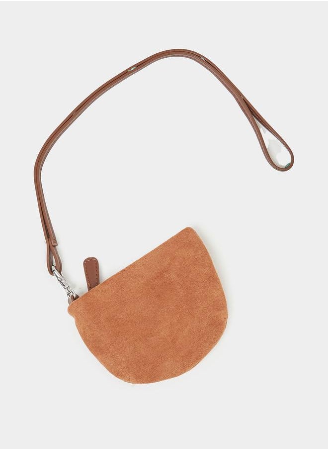 Styli Suede Look Crossbody Bag  - Image 1