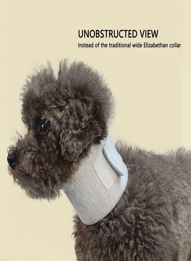 Haofy Dog Neck Support Collar Adjustable Prevent Licking Protective Pet Cervical Collar Neck Brace for Cats Post Surgery (M) - Image 5