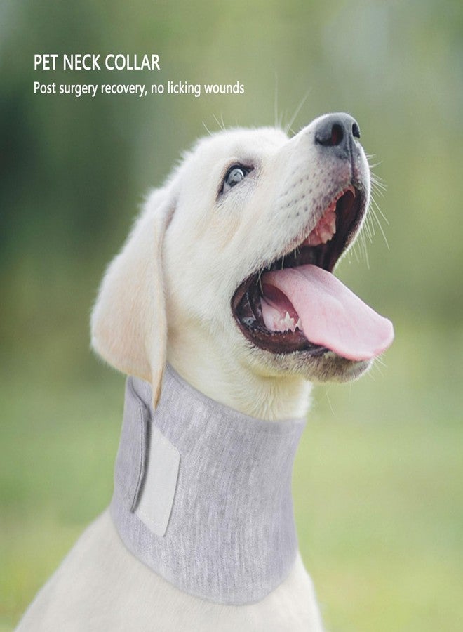 Haofy Dog Neck Support Collar Adjustable Prevent Licking Protective Pet Cervical Collar Neck Brace for Cats Post Surgery (M) - Image 4