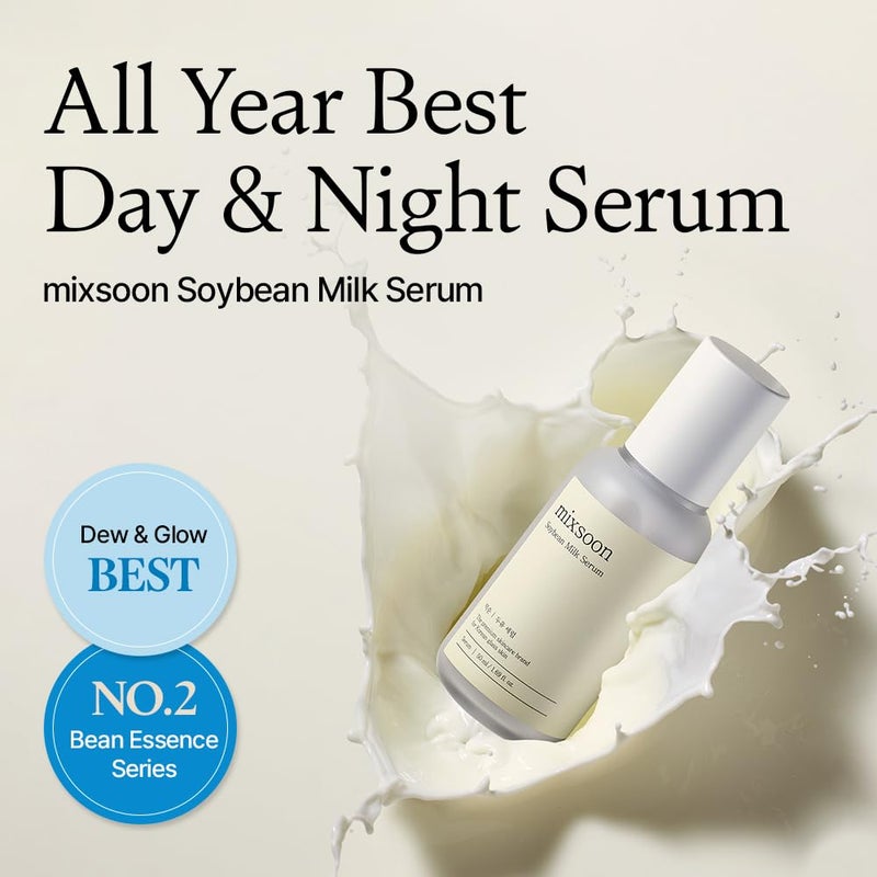 mixsoon Soybean Milk Serum - Milk Moisturizer, Face Milk, Hydrating and Firming for Face, Nourishing Formula for Smooth Skin 50ml / 1.69 fl.oz. Korean Glass Skin Care - Image 2