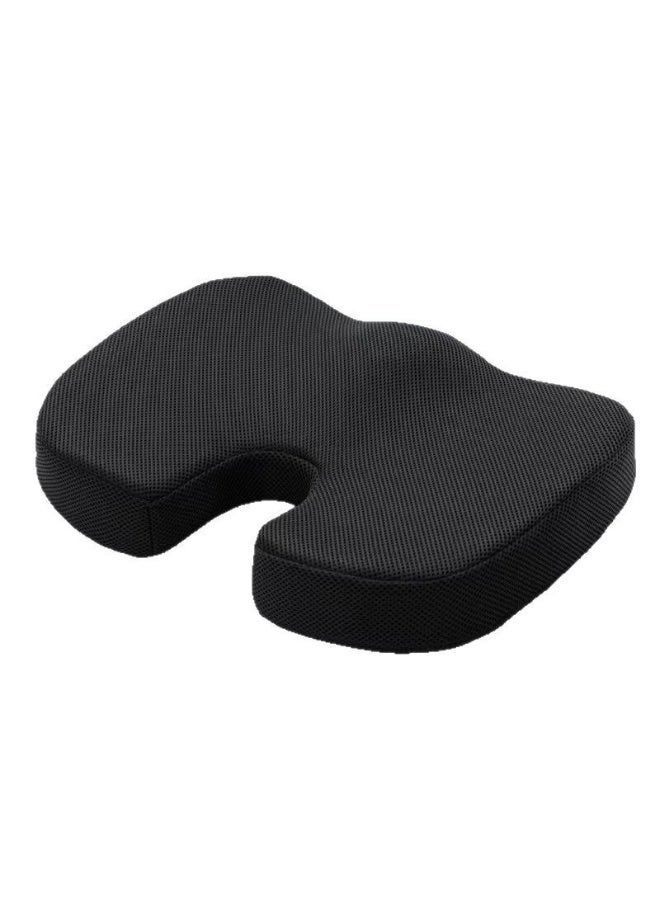 Gel Enhanced Seat Cushion – Office Chair Cushion – Non-Slip Gel  Memory Foam Coccyx Cushion for Tailbone Pain - Desk Chair Car Seat Cushion Driving - Sciatica  Back Pain Relief (Black) - Image 1
