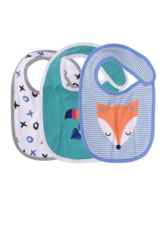 MOM'S HOME Moms Home New Born Baby Cotton Bibs Super Absorbent Gentle To Baby Delicate Skinpack Of 6 (0 9 Months)  - Image 3