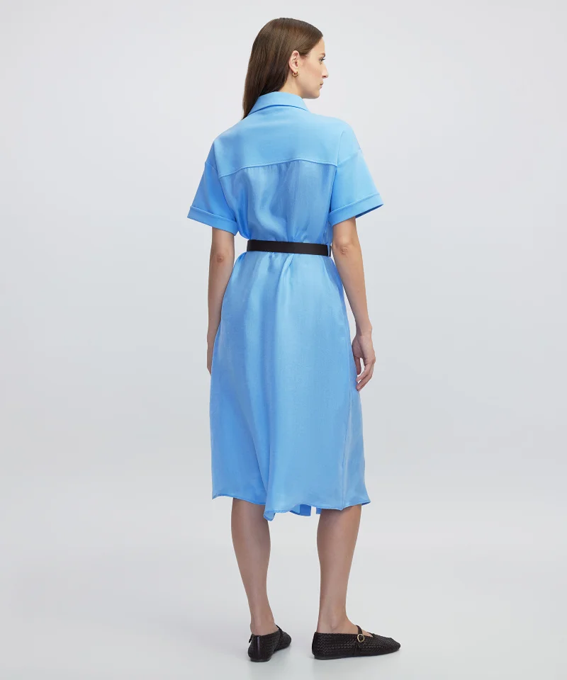 Ipekyol  Relaxed Fit Belted Shirt Dress for Women | Best Price UAE